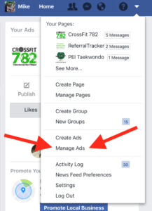 Gym Marketing: Facebook Manage Ads